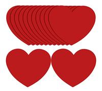 80 Sheets Hearts Placemat Valentine's Day Disposable Placemats Valentines Paper Placemats Valentine Place Mats Heart Table Mat Valentine Party Decorations for Home Wedding, 10.2 x 12 Inch