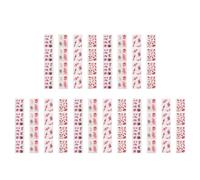80 Sheets Realistic Fake Scar Tattoo Stickers Red Wound Styles