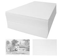 80 Sheets Watercolour Paper Bulk, 140 lb/300 GSM Cotton Cold Press Water Colour Paper for Students Adults Artists Drawing Painting Supplies Postcards, White, 5" x 7"