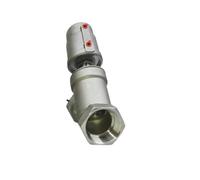 80 Stainless Steel Pneumatic Actuator Angle seat Valve Pneumatic seat Valve 16bar Normally Closed G3 SS304(Double Acting)