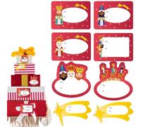 80 Three Kings Stickers on 10 Sheets, Three Kings Decoration, Gift Tags, Three Kings, Adhesive Labels, Three Kings Party, Perfect for Decorating Parties, Postcards and Letters