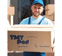 80 TMTpad Day & Night Pull-Up Pants Generous Medium Size in a Box | Adult Incontinence Nappies | Disposable, Leak-Proof, 5-Layer Ultra Absorbent Protection | Unisex Adult Diapers for Men & Women