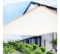 80% UV Resistant White Shade Net for Garden & Outdoor Use Shade Cloth with Eyelets Perfect for Plants Barns Yards Size: 10 x 11 m