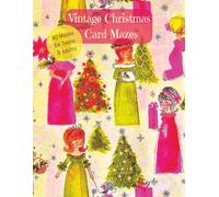 80 Vintage Christmas Card Theme Maze Puzzles: 8.5x11 inches. 80 mazes for teens and adults.