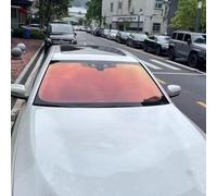 80% VLT Red Chameleon Car Window Tint, Auto Windscreen Film 100cmX300cm