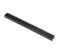 80-Way Double Row PCB Socket 2.54mm Hobby DIY Electronic Components (Pack of 5)