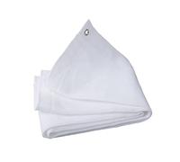 80% White Shade Cloth, HDPE Sunblock Shade Net, Garden Mesh Tarp 1x2.0m 2x2.0m 2x3.0m 2x4.0m UV Resistant Netting for Flowers Plants Patio Garden(9.8'x19.7'(3.0x6.0m))