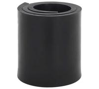 (80 x 15 x 1 cm) vidaXL Rubber Edge for Snow Plow Replacement Snow Plow Cutting Edge Black