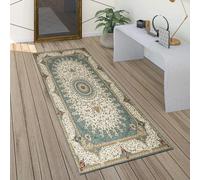 (80 x 150 cm (2 ft. 6 in x 5 ft), Willow Teal) Traditional Runner Rugs Nonslip Kitchen Hallway Floor Carpets & Door Mats