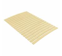 Vidaxl Slat Bed Base With 17 Slats 80X200 Cm, Brown