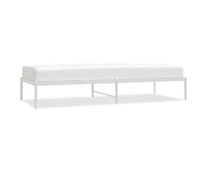 (80 x 200 cm, without headboard) vidaXL Metal Bed Frame with Headboard Bedroom Metal Platform Bed Base Bedstead