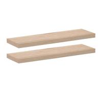 (80 x 23.5 x 4 cm/ 2 pcs) vidaXL Floating Shelves Wall Shelf Display Storage Shelf Rack Engineered Wood