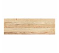 vidaXL Solid Oak Stair Treads/Wood Steps/Window Sill 2 Pcs - Untreated 80x25x2 cm Natural Brown Finish