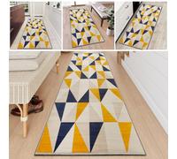 (80 x 300 cm (2 ft 6 in x 9 ft 8 in)_Long Runner Rug Hallway Carpet, Brio) Extra Large Rugs Living Room Printed Rug Runner