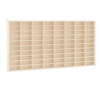 (80 x 4.5 x 40.5 cm) vidaXL Wall Display Cabinet with 80 Compartments Display Case Display Shelf