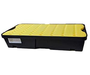 80 x 40cm 30 Litre Spill/Drip Tray with Removable Grid - Heavy-Duty, Chemical-Resistant Spill Containment Solution