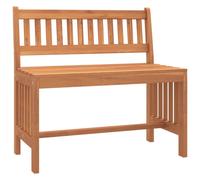 (80 x 45 x 77 cm) vidaXL Garden Bench Outdoor Bench Seat Wooden Bench Solid Wood Eucalyptus