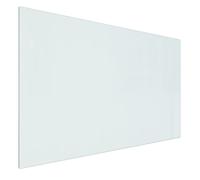 (80 x 50 cm (L x W)) vidaXL Fireplace Glass Plate Rectangular Spark Protection Plate Multi Sizes