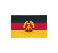 80 x 50 mm DDR East Berlin Flag Germany Flag Iron-on Patch 0676 x