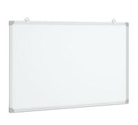 vidaXL Magnetic Whiteboard 80x50x1.7 cm Aluminium Frame – Wall-Mount Dry-Erase Board