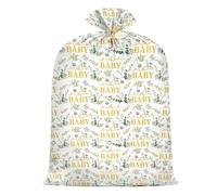80" x 60" Baby Shower Gift Bags Jumbo Gift Bag Extra Large Eucalyptus Leaves Holiday Gender Reveal Party Supplies Oh Stroller