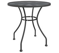 (? 80 x 72 cm) vidaXL Garden Table Expanded Metal Mesh Anthracite Table Ø 60x72 cm/Ø 80x72 cm