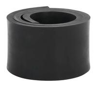 (80 x 8 x 1 cm) vidaXL Rubber Edge for Snow Plow Replacement Snow Plow Cutting Edge Black