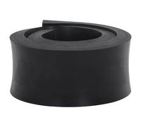 (80 x 8 x 2 cm) vidaXL Rubber Edge for Snow Plow Replacement Snow Plow Cutting Edge Black