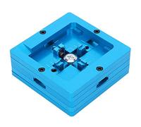 80 X 80 BGA Rework Station Double Frame Tin Planting Kit, Aluminum Alloy Frame, Light and Material, Enthusiast Tool for Chip Planting Ball with Applicable Mesh Size