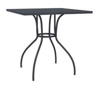 (80 x 80 x 72.5 cm) vidaXL Garden Table Outdoor Table Dining Room Table Anthracite Steel Mesh