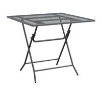(80 x 80 x 72 cm) vidaXL Garden Table Expanded Metal Mesh Anthracite 60x60x72 cm/80x80x72 cm