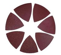 80 X 80mm Triangle Sandpaper Hook and Loop Sanding Disc 170 PCS for Wood Metal Fiberglass and Surfaces