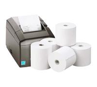 80 x 80mm x 12.7mm Thermal Paper Till Rolls Suitable for EPOS Epson, Star, Samsung, Bixolon, POS Terminals (60)