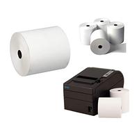 80 x 80mm x 12.7mm Thermal Paper Till Rolls Suitable for EPOS Epson, Star, Samsung, Bixolon, POS Terminals Pack OF15 Rolls