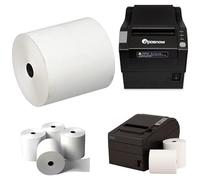 80 x 80mm x 12.7mm Thermal Paper Till Rolls Suitable for EPOS Epson, Star, Samsung, Bixolon, POS Terminals (2)
