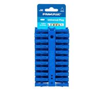 80 X Genuine Rawl Plugs Universal Uno Blue 8 X 32mm Expansion Screw Fixings