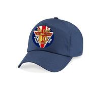 80 Years Celebration VE Day Cap - 80th Anniversary Victory in Europe Day Baseball Cap - WWII 1945-2025 Remembrance Unisex Baseball Hat (French Navy)
