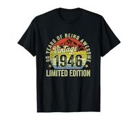 80 Years Old Gifts Vintage Born In 1946 Funny 80th Birthday T-Shirt