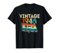 80 Years Old Vintage 1946 Cassette Tape 80th Birthday Gifts T-Shirt