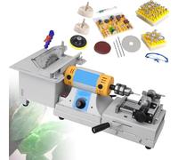 800-10000 RPM Jewelry Polisher, Gemstone Grinding Faceting Machine, Buffer Polisher Equipment, Gem Polishing Grinder Lapidary Machine for Cutting, Engraving, Drilling and Grinding Jade