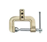 800 Amp Welding Earth Clamp 3-Screw Cable Lock(Brass Steel) | Screw-lock mechanism, prevents accidental disconnects, handles intense vibrations, 500-800A rating, C-style design