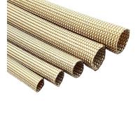 800°C High-Temperature Fiberglass Braided Sleeve Alkali-Free Insulation Tube For Electrical Cable (1-30mm Diameter)(10M,6 mm)