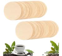 800 Count Espresso Coffee Filters, 53 mm Unbleached Round Coffee Paper Filter for Espresso Machine, Disposable Coffee Filter Compatible with Espresso Coffee Maker