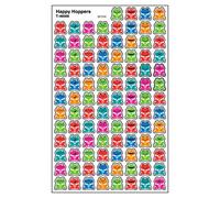 800 Happy Hoppers Smiley Frog SuperShapes Reward Stickers