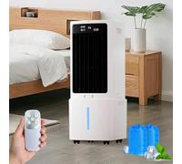 800 m³/h Portable Room Cooler, 12L Evaporative Humidifying Fan with Remote Control, 90° Oscillation, 12H Timer for Home Office