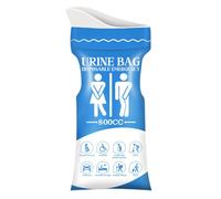 800 ML Disposable Bag Urine Bag Travel Urine Bag (Blue 12PCS)