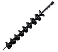 800 mm double-edged spiral manganese steel drill bit, petrol earth drill garden power tool accessory, suitable for piling, drilling, digging holes and planting. (Double leaf 100mm aperture)