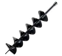 800 mm double-edged spiral manganese steel drill bit, petrol earth drill garden power tool accessory, suitable for piling, drilling, digging holes and planting. (Double leaf 150mm aperture)