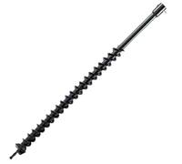 800 mm double-edged spiral manganese steel drill bit, petrol earth drill garden power tool accessory, suitable for piling, drilling, digging holes and planting. (Double leaf 40mm aperture)