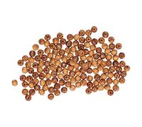 800 Pcs 8mm Brown Round Wooden Beads Bulk, Pine Wood Craft Beads for DIY Jewelry Making, Smooth Finish Natural Beads for Necklaces Bracelets Home Decor